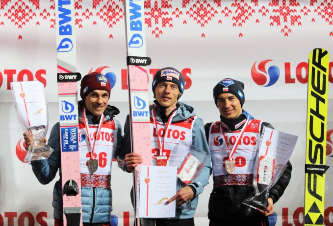Podium Mistrzostw Polski